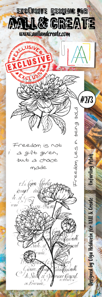 AALL and Create Clear Stamp Set Border Unfurling Petals (AALL-TP-273) AALL and Create Clear Stamp Set Border Unfurling Petals (AALL-TP-273)