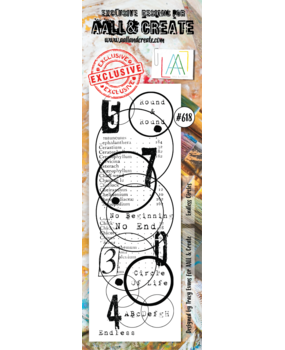 AALL and Create Clear Stamp Set Border Endless Circles (AALL-TP-618)* AALL and Create Clear Stamp Set Border Endless Circles (AALL-TP-618)*