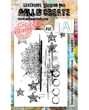 AALL and Create Clear Stamp Set A6 Lacy Graffiti (AALL-TP-060) AALL and Create Clear Stamp Set A6 Lacy Graffiti (AALL-TP-060)