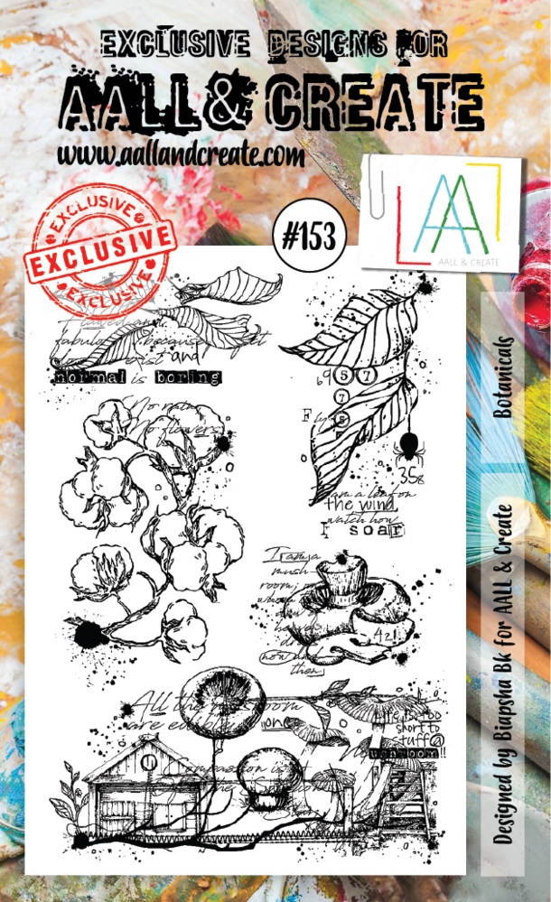 AALL and Create Clear Stamp Set A6 Botanicals (AALL-TP-153) AALL and Create Clear Stamp Set A6 Botanicals (AALL-TP-153)