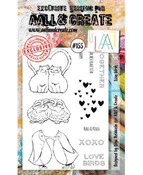 AALL and Create Clear Stamp Set A6 Love Birds (AALL-TP-155) AALL and Create Clear Stamp Set A6 Love Birds (AALL-TP-155)