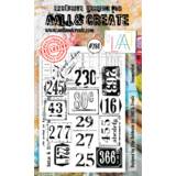 AALL and Create Clear Stamp Set A6 Enumerated (AALL-TP-280)