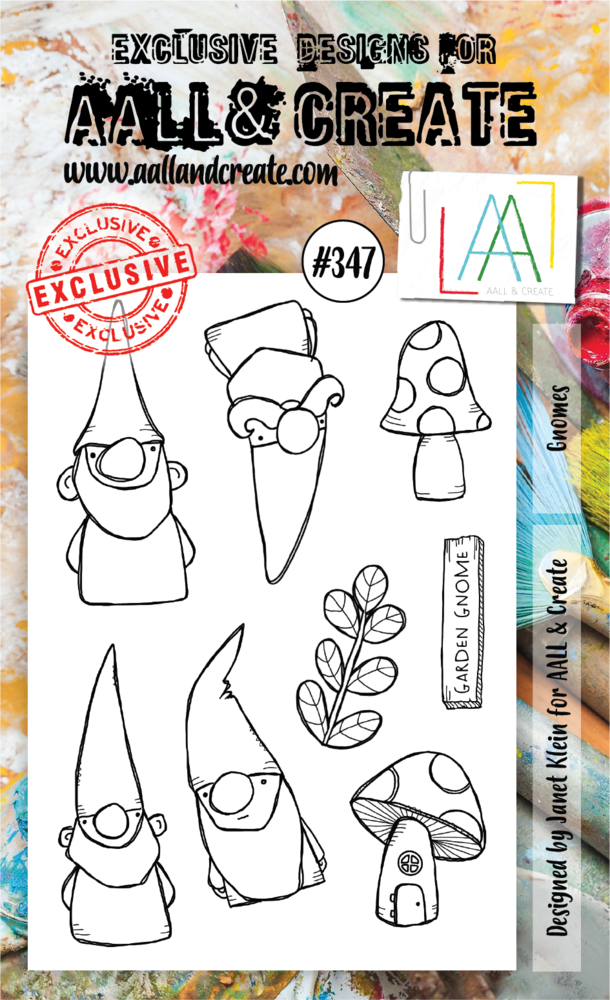 AALL and Create Clear Stamp Set A6 Gnomes (AALL-TP-347)