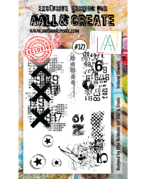 AALL and Create Clear Stamp Set A6 Textural Elements (AALL-TP-372) AALL and Create Clear Stamp Set A6 Textural Elements (AALL-TP-372)