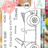 AALL and Create Clear Stamp Set A6 Road Trip (AALL-TP-411) AALL and Create Clear Stamp Set A6 Road Trip (AALL-TP-411)