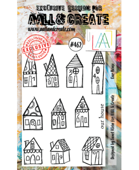 AALL and Create Clear Stamp Set A6 Our House (AALL-TP-462) AALL and Create Clear Stamp Set A6 Our House (AALL-TP-462)