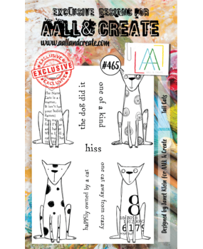 AALL and Create Clear Stamp Set A6 Tall Cats (AALL-TP-465) AALL and Create Clear Stamp Set A6 Tall Cats (AALL-TP-465)
