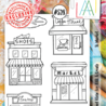 AALL and Create Clear Stamp Set A6 To Market (AALL-TP-528) AALL and Create Clear Stamp Set A6 To Market (AALL-TP-528)
