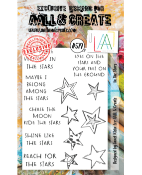 AALL and Create Clear Stamp Set A6 In the Stars (AALL-TP-579)* AALL and Create Clear Stamp Set A6 In the Stars (AALL-TP-579)*