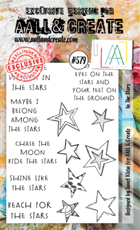 AALL and Create Clear Stamp Set A6 In the Stars (AALL-TP-579) AALL and Create Clear Stamp Set A6 In the Stars (AALL-TP-579)