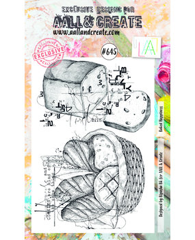AALL and Create Clear Stamp Set A6 Baked Happiness (AALL-TP-645)