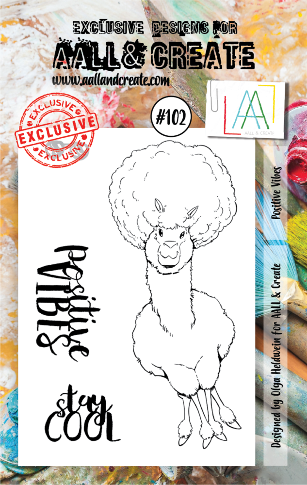 AALL and Create Clear Stamp Set A7 Positive Vibes (AALL-TP-102) AALL and Create Clear Stamp Set A7 Positive Vibes (AALL-TP-102)