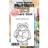 AALL and Create Clear Stamp Set A7 Coffee First (AALL-TP-252)