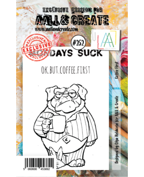 AALL and Create Clear Stamp Set A7 Coffee First (AALL-TP-252) AALL and Create Clear Stamp Set A7 Coffee First (AALL-TP-252)