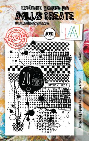 AALL and Create Clear Stamp Set A7 Checks (AALL-TP-291) AALL and Create Clear Stamp Set A7 Checks (AALL-TP-291)
