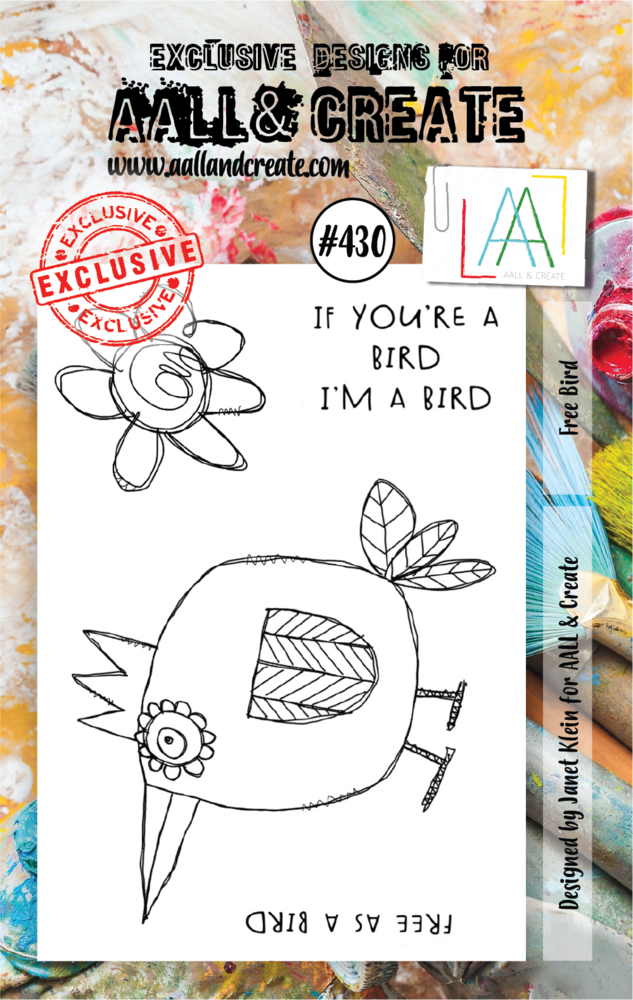 AALL and Create Clear Stamp Set A7 Free Bird (AALL-TP-430) AALL and Create Clear Stamp Set A7 Free Bird (AALL-TP-430)