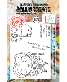 AALL and Create Clear Stamp Set A7 Dorothy & Toto (AALL-TP-501)