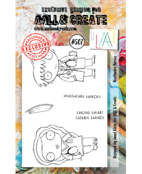 AALL and Create Clear Stamp Set A7 Healthcare Heroes (AALL-TP-507)*