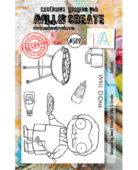 AALL and Create Clear Stamp Set A7 Cookout (AALL-TP-509)*