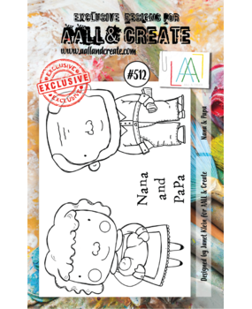 AALL and Create Clear Stamp Set A7 Nana & Papa (AALL-TP-512)* AALL and Create Clear Stamp Set A7 Nana & Papa (AALL-TP-512)*