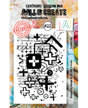 AALL and Create Clear Stamp Set A7 Scripted Plus (AALL-TP-553)*