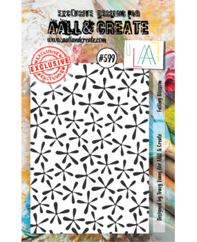 AALL and Create Clear Stamp Set A7 Falling Blossom (AALL-TP-599)