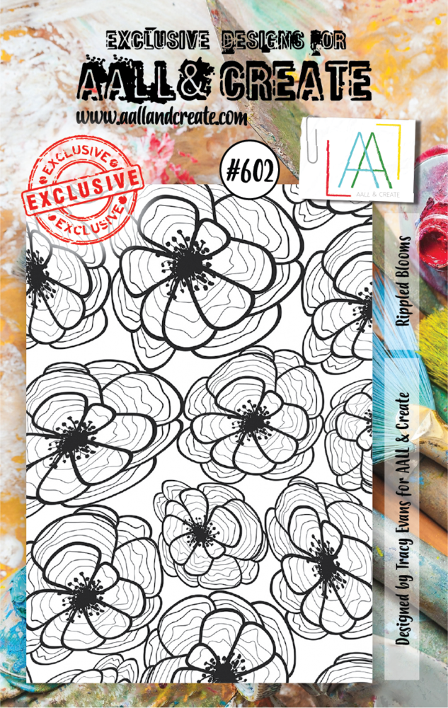 AALL and Create Clear Stamp Set A7 Rippled Blooms (AALL-TP-602) AALL and Create Clear Stamp Set A7 Rippled Blooms (AALL-TP-602)