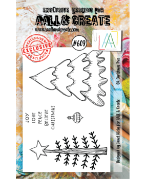 AALL and Create Clear Stamp Set A7 Oh Christmas Tree (AALL-TP-609) AALL and Create Clear Stamp Set A7 Oh Christmas Tree (AALL-TP-609)