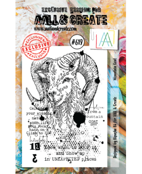 AALL and Create Clear Stamp Set A7 Mountain Goat (AALL-TP-619) AALL and Create Clear Stamp Set A7 Mountain Goat (AALL-TP-619)