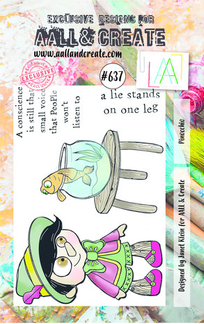 AALL and Create Clear Stamp Set A7 Pinocchio (AALL-TP-637)