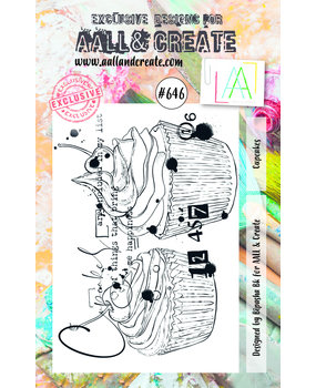 AALL and Create Clear Stamp Set A7 Cupcakes (AALL-TP-646) AALL and Create Clear Stamp Set A7 Cupcakes (AALL-TP-646)