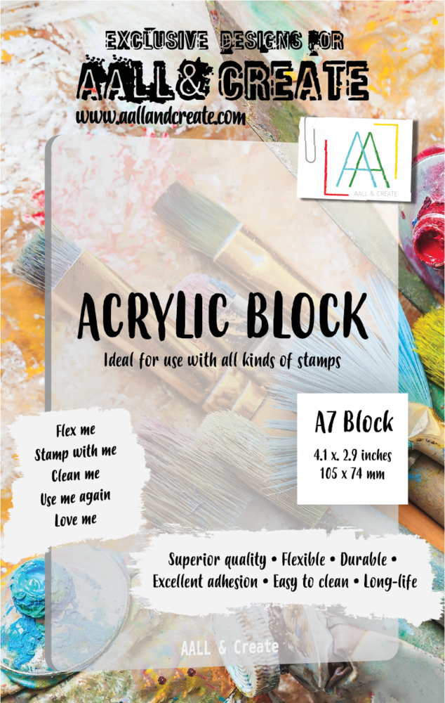 AALL and Create Acrylic Block A7 (AALL-AB-A7) AALL and Create Acrylic Block A7 (AALL-AB-A7)
