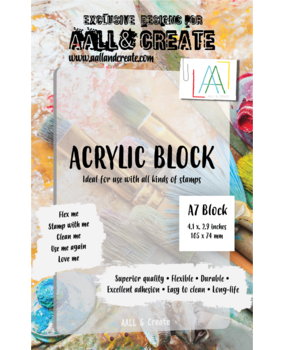 AALL and Create Acrylic Block A7 (AALL-AB-A7) AALL and Create Acrylic Block A7 (AALL-AB-A7)