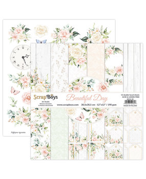 ScrapBoys Beautiful Day 12x12 Inch Paper Set (BEDA-08) ScrapBoys Beautiful Day 12x12 Inch Paper Set (BEDA-08)