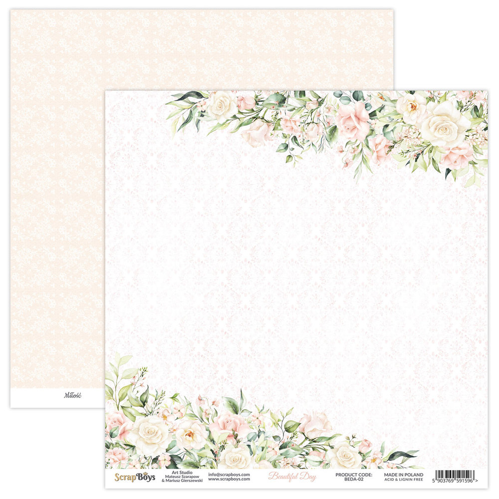 ScrapBoys Beautiful Day 8x8 Inch Paper Pad (BEDA-10) ScrapBoys Beautiful Day 8x8 Inch Paper Pad (BEDA-10)