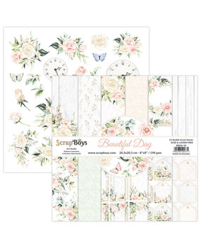 ScrapBoys Beautiful Day 8x8 Inch Paper Pad (BEDA-10) ScrapBoys Beautiful Day 8x8 Inch Paper Pad (BEDA-10)