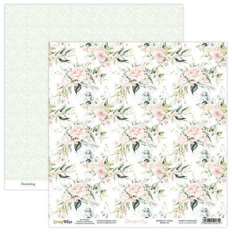 ScrapBoys Beautiful Day 6x6 Inch Paper Pad (BEDA-09)