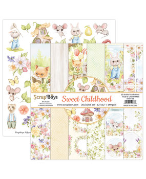 ScrapBoys Sweet Childhood 12x12 Inch Paper Set (SWCH-08)