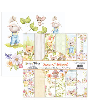 ScrapBoys Sweet Childhood 6x6 Inch Paper Pad (SWCH-09)