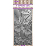 Nellie Snellen Flower Lillies Slimline 3D Embossing Folder (EF3D048)