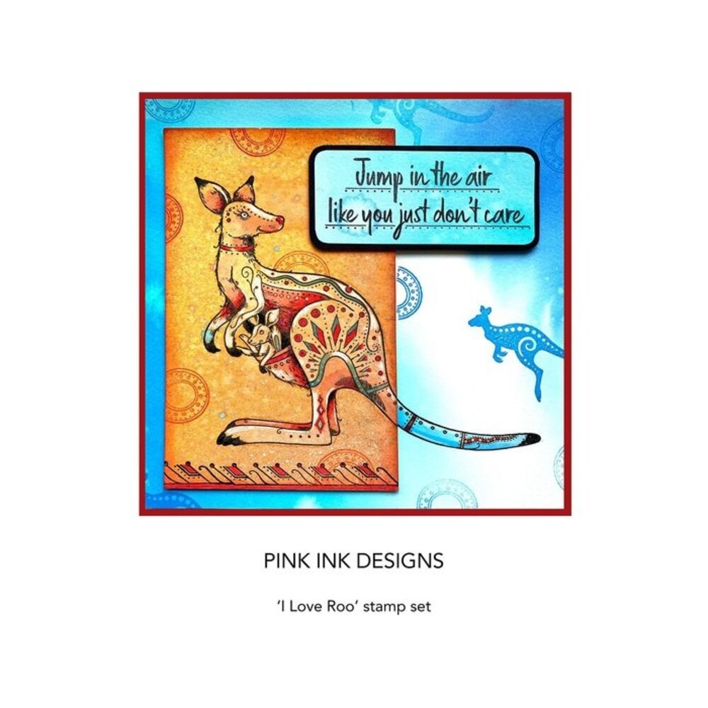 Pink Ink Designs I Love Roo A5 Clear Stamp (PI165) Pink Ink Designs I Love Roo A5 Clear Stamp (PI165)
