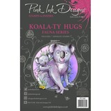 Pink Ink Designs Koala-ty Hugs A5 Clear Stamp (PI166)