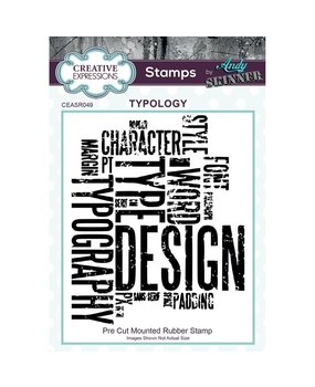 Creative Expressions Typology A6 Clear Stamp Set (CEASR049) Creative Expressions Typology A6 Clear Stamp Set (CEASR049)