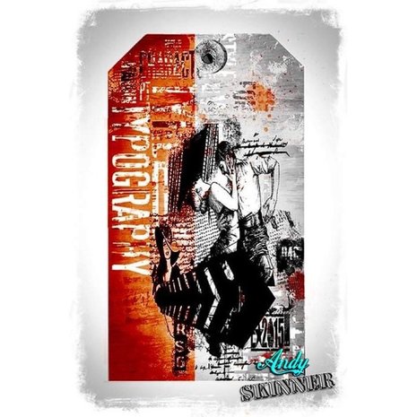 Creative Expressions Typology A6 Clear Stamp Set (CEASR049)