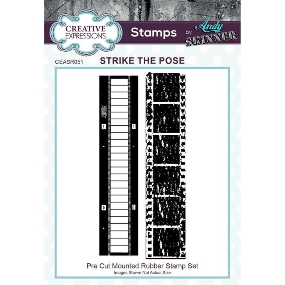 Creative Expressions Strike The Pose A6 Clear Stamp Set (CEASR051)