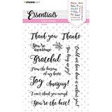 Studio Light Essentials Clear Stamps Sentiments and Wishes Thanks (SL-ES-STAMP178)*