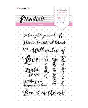 Studio Light Essentials Clear Stamps Sentiments and Wishes Love (SL-ES-STAMP179) Studio Light Essentials Clear Stamps Sentiments and Wishes Love (SL-ES-STAMP179)