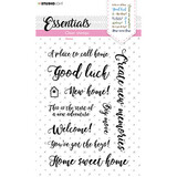 Studio Light Essentials Clear Stamps Sentiments and Wishes Home (SL-ES-STAMP180)*