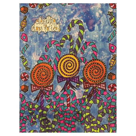 Ranger Dylusions Drink Me Cling Stamps (DYR80220) Ranger Dylusions Drink Me Cling Stamps (DYR80220)