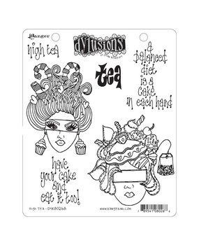 Ranger Dylusions High Tea Cling Stamps (DYR80268) Ranger Dylusions High Tea Cling Stamps (DYR80268)